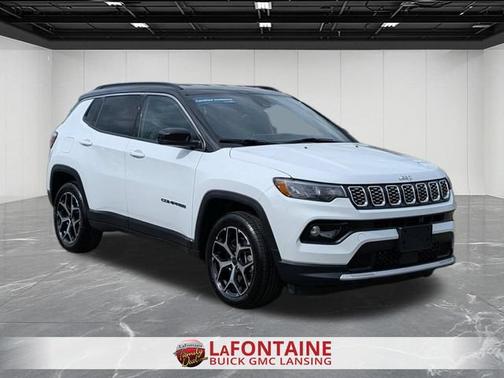 Bright White Clearcoat 2025 Jeep Compass Limited 4x4