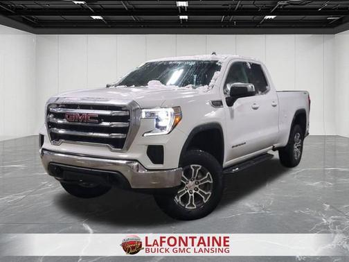 Summit White 2021 GMC Sierra 1500 SLE