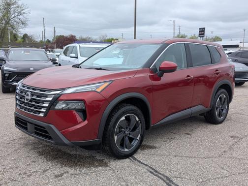 Deep Ocean Blue Pearl 2025 Nissan Rogue SV Intelligent AWD
