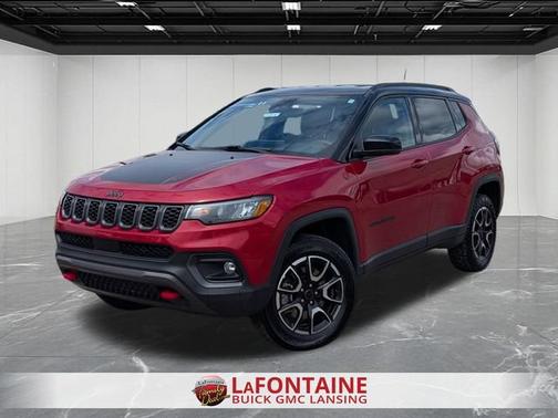 Red Hot Pearlcoat 2025 Jeep Compass Trailhawk 4x4