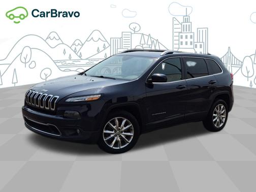 True Blue Pearlcoat 2014 Jeep Cherokee Limited