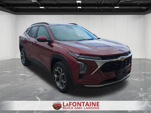 Crimson Metallic 2025 Chevrolet Trax LT