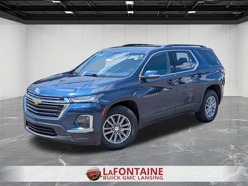 Northsky Blue Metallic 2023 Chevrolet Traverse LT Cloth