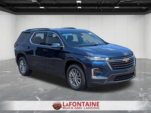 Northsky Blue Metallic 2023 Chevrolet Traverse LT Cloth
