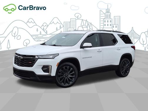 Summit White 2023 Chevrolet Traverse RS