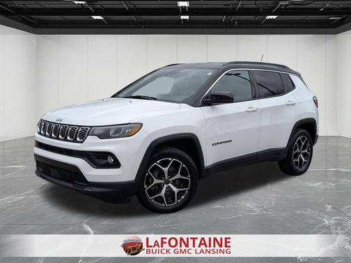 Bright White Clearcoat 2025 Jeep Compass Limited 4x4