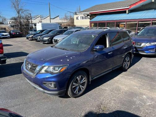Caspian Blue Metallic 2020 Nissan Pathfinder S 2WD SUV