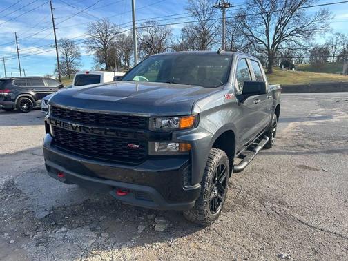 Gray 2021 Chevrolet Silverado 1500 Custom Trail Boss Truck