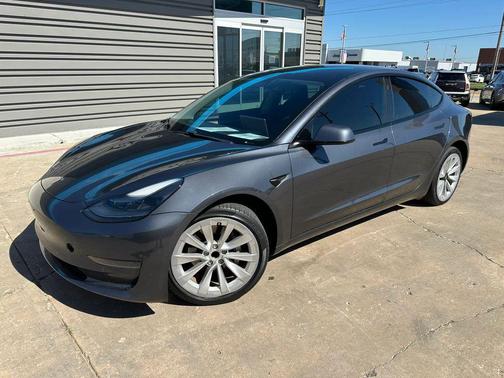 Deep Blue Metallic 2021 Tesla Model 3 Standard Range Plus Sedan