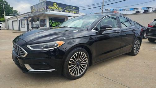 Shadow Black 2018 Ford Fusion SE