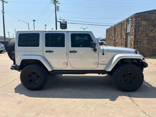 Silver 2012 Jeep Wrangler Unlimited Sahara