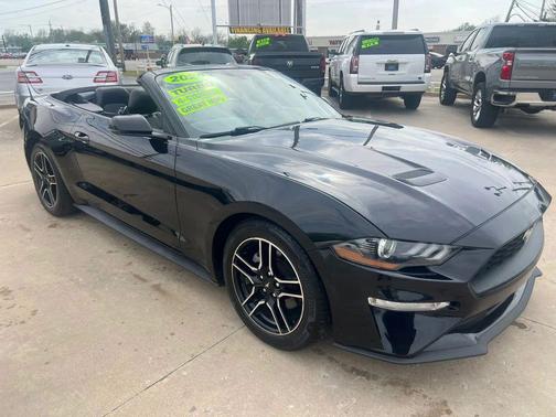 Shadow Black 2020 Ford Mustang EcoBoost Premium