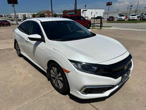 Platinum White Pearl 2021 Honda Civic LX