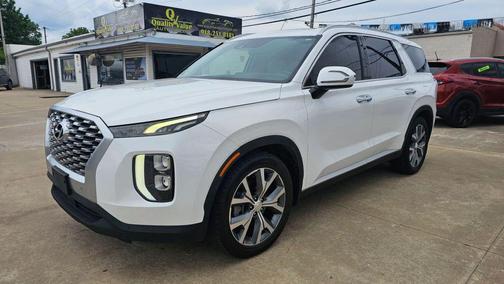 Hyper White 2020 Hyundai PALISADE SEL