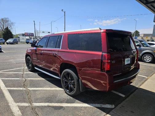 RED 2017 Chevrolet Suburban Premier