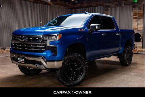 Glacier Blue Metallic 2022 Chevrolet Silverado 1500 LTZ