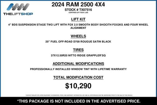 2024 RAM 2500 Limited Crew Cab 4x4 6'4' Box