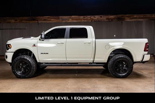 Pearl White 2024 RAM 2500 Limited Crew Cab 4x4 6'4' Box