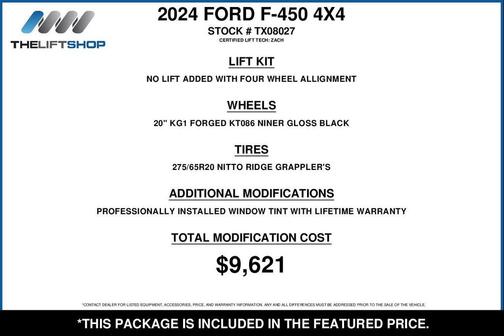 Star White Metallic Tri-Coat 2024 Ford F-450 King Ranch