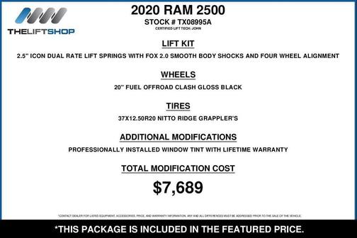 Billet Silver Metallic Clear Coat 2020 RAM 2500 Laramie