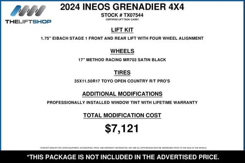 2024 INEOS Grenadier Trialmaster