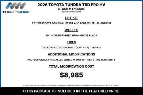 Ice Cap 2026 Toyota Tundra Hybrid TRD Pro