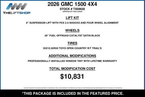 Summit White 2026 GMC Sierra 1500 Elevation