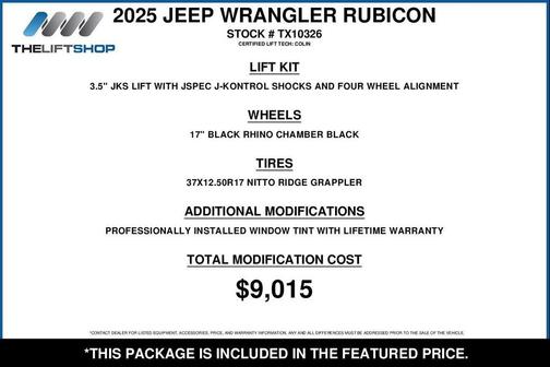 Joose 2025 Jeep Wrangler Rubicon