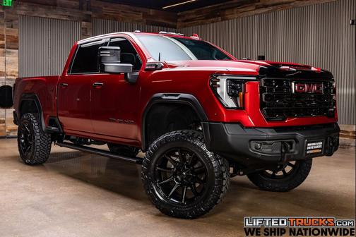 Volcanic Red Tintcoat 2024 GMC Sierra 2500 AT4X