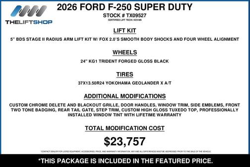Glacier Gray Metallic Tri-Coat 2026 Ford F-250 Platinum