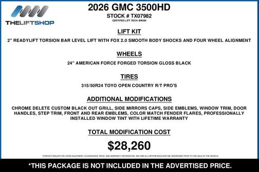 2026 GMC Sierra 3500 Denali