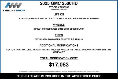 2025 GMC Sierra 2500 AT4X