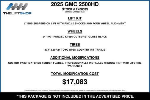 2025 GMC Sierra 2500 AT4X