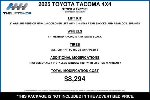 2025 Toyota Tacoma TRD Off Road