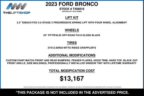 2023 Ford Bronco Wildtrak