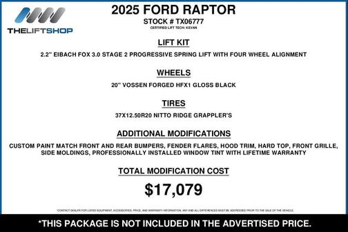 2025 Ford F-150 Raptor