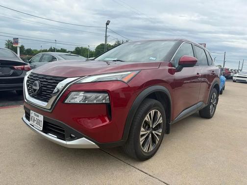Red 2023 Nissan Rogue SV