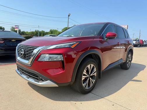 Red 2023 Nissan Rogue SV