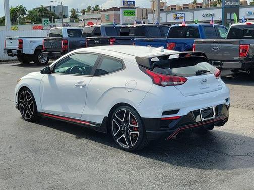 Lunar White 2022 Hyundai Veloster N N
