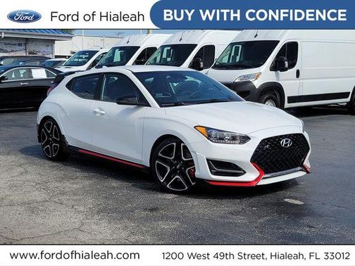 Lunar White 2022 Hyundai Veloster N N