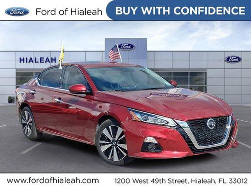 Scarlet Ember 2021 Nissan Altima 2.5 SL