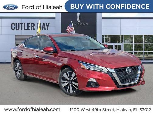 Scarlet Ember 2021 Nissan Altima 2.5 SL