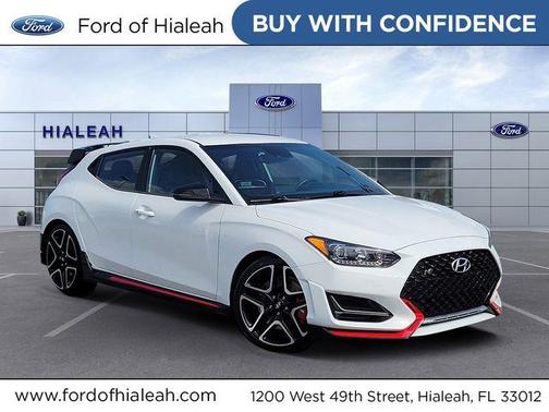 Lunar White 2022 Hyundai Veloster N N