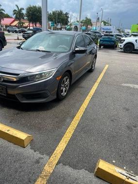 Modern Steel Metallic 2018 Honda Civic LX