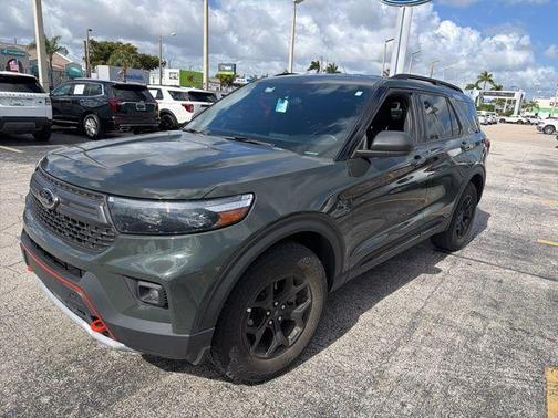 Green Metallic 2024 Ford Explorer Timberline
