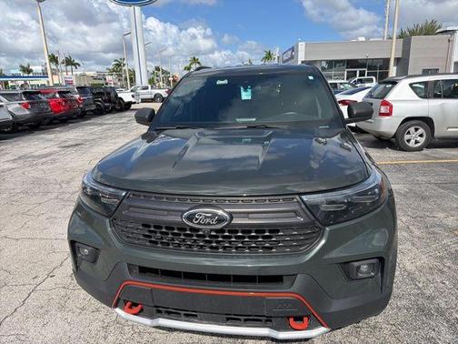 Green Metallic 2024 Ford Explorer Timberline