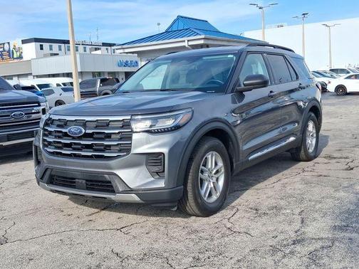 Gray Metallic 2025 Ford Explorer Active