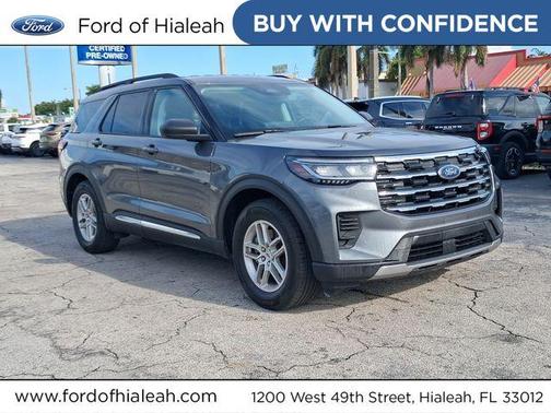 Gray Metallic 2025 Ford Explorer Active