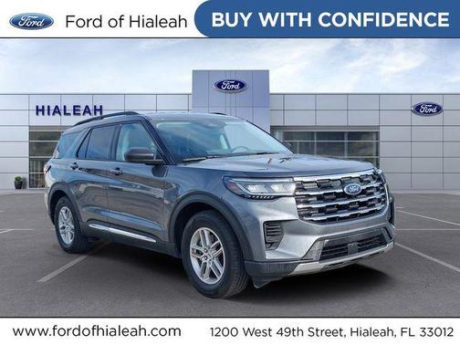 Gray Metallic 2025 Ford Explorer Active