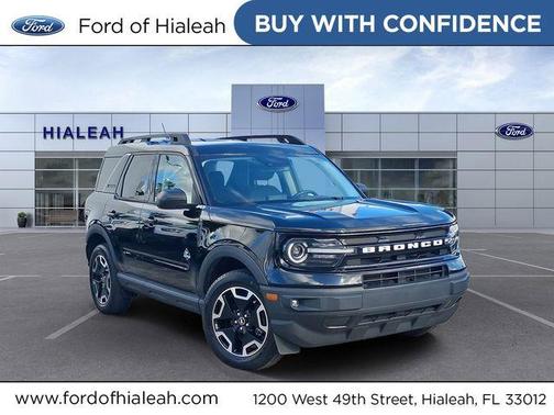 Shadow Black 2023 Ford Bronco Sport Outer Banks